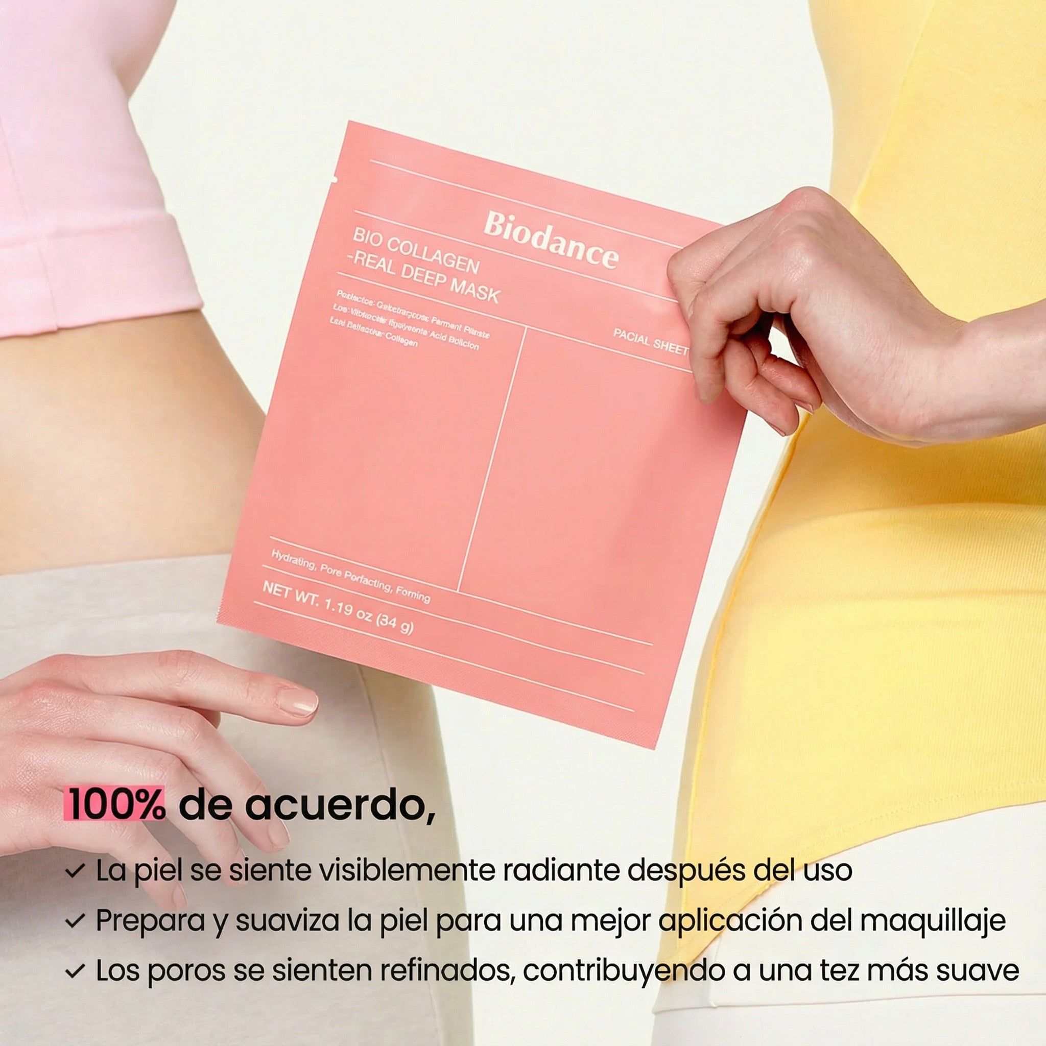 Bio-Collagen Real Deep Mask — Hidratación Profunda + Piel Firme y Radiante 🌟