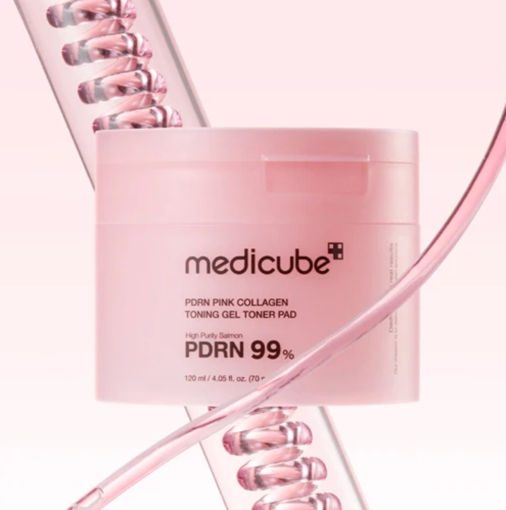 MEDICUBE PDRN Pink Toner Gel Pads - 70 pzs