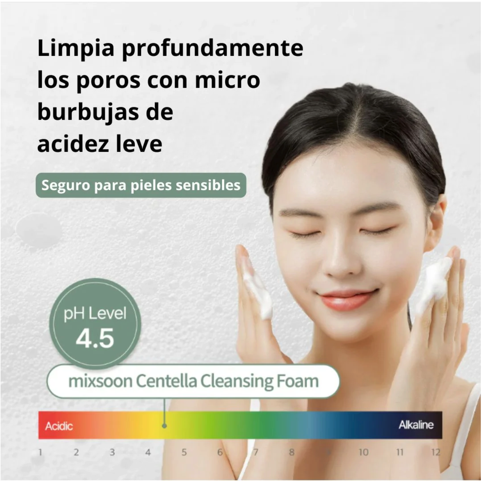 Mixsoon Limpiador “Centella Cleansing Foam” 150ml