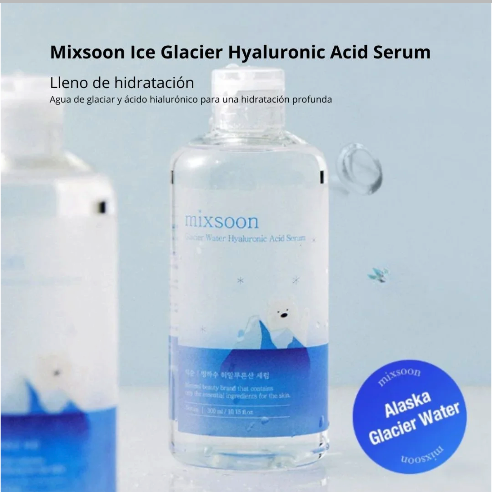 Mixsoon Serum “Glacier Water Hyaluronic Acid Serum” 100ml