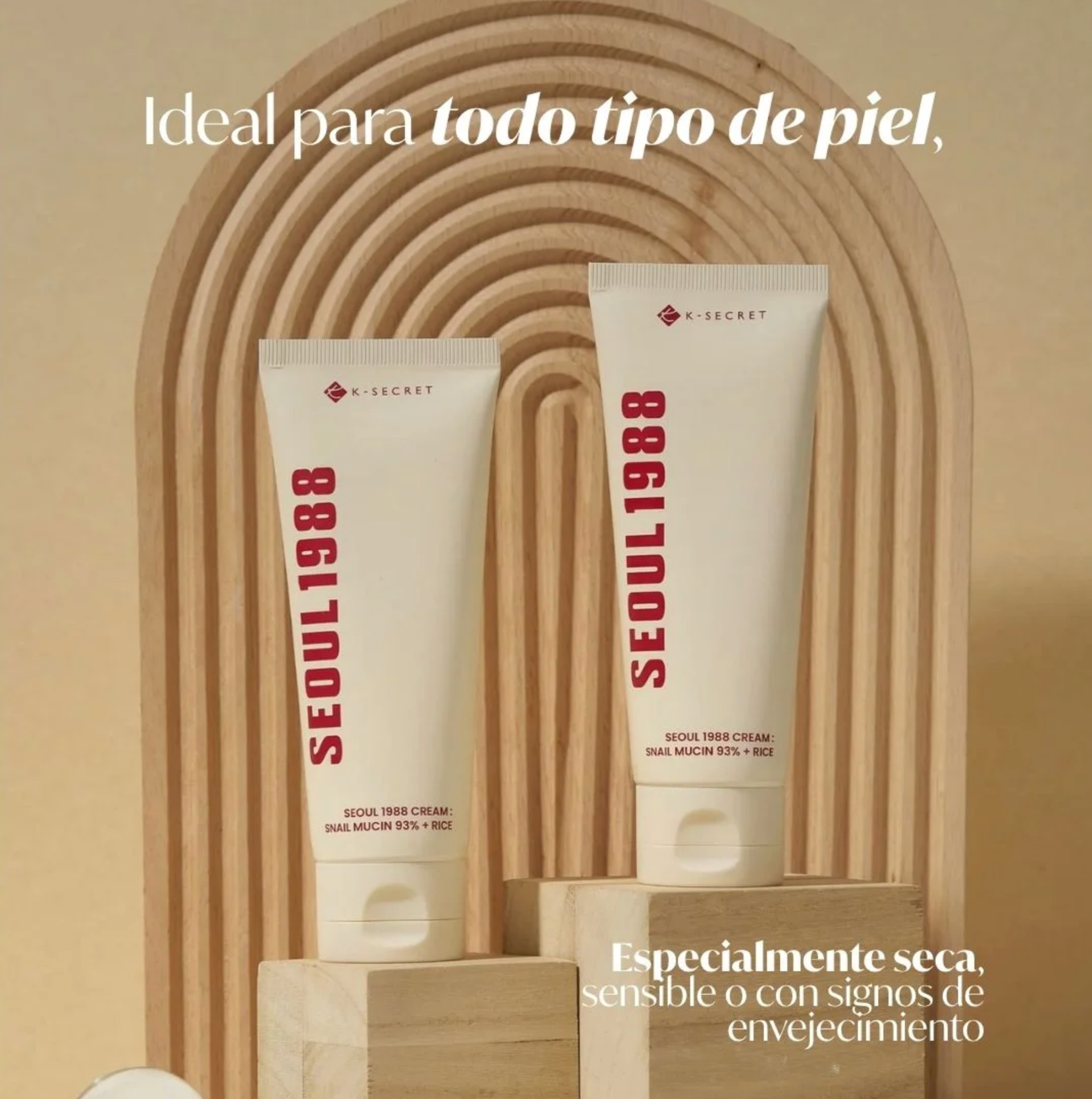 SEOUL 1988 Cream : Snail Mucin 93% + Rice