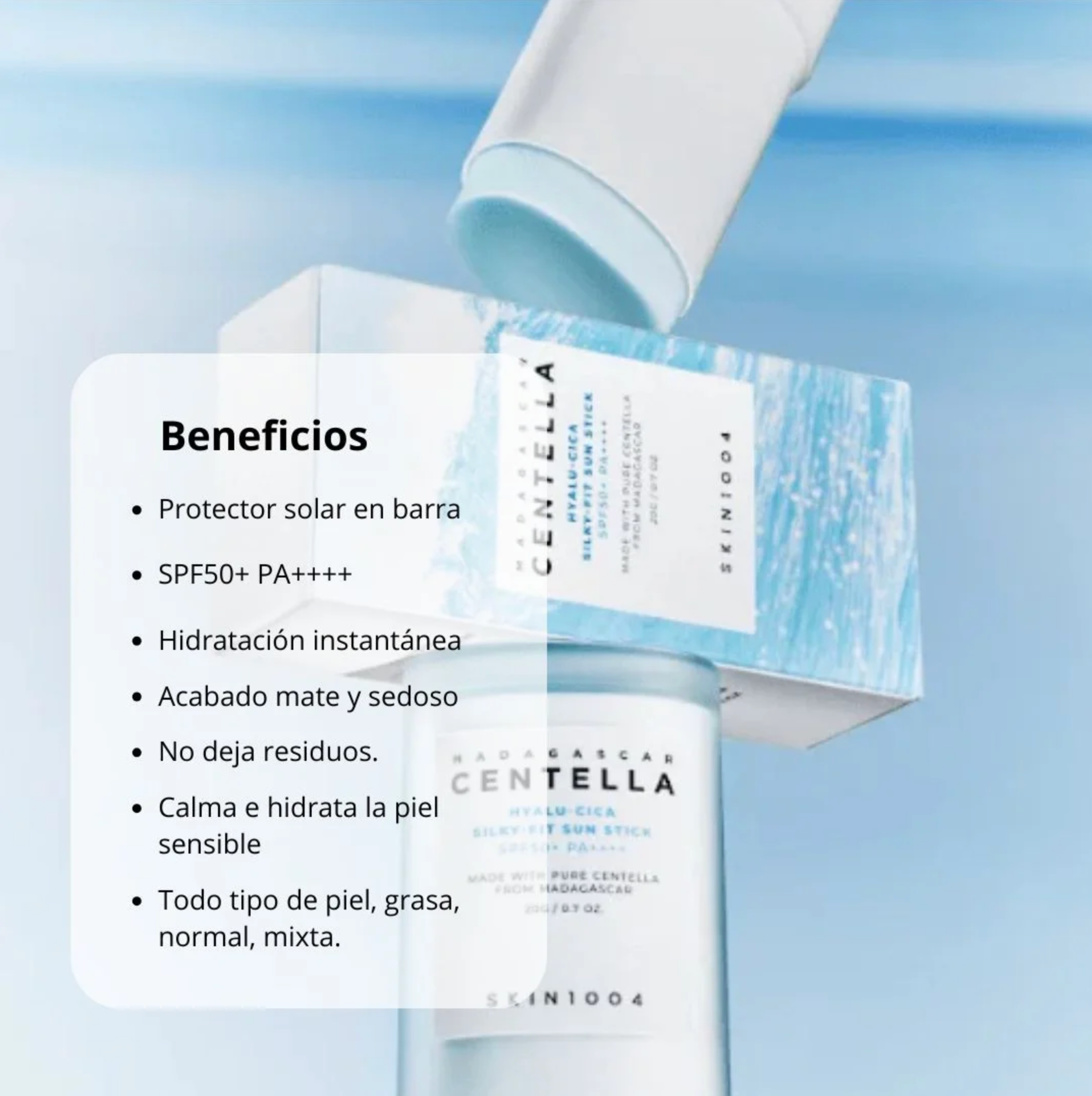 Skin1004 Hyalu-Cica Silky-fit Sun Stick 20g