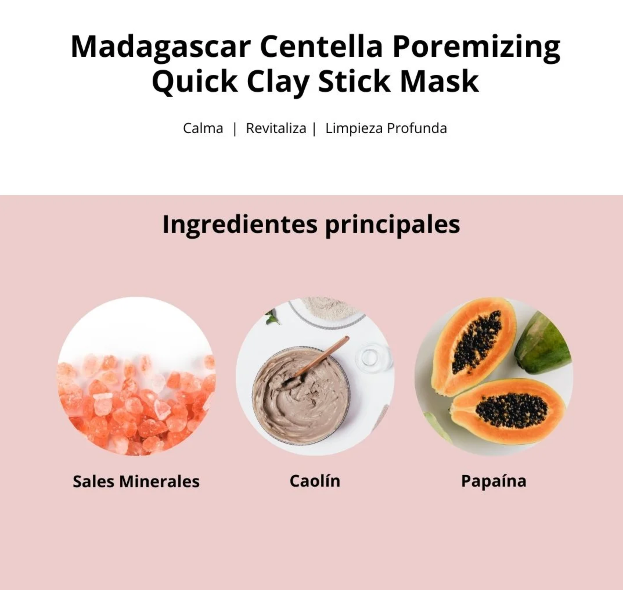 Skin1004 Mascarilla “Madagascar Centella Poremizing Quick Clay Stick Mask”