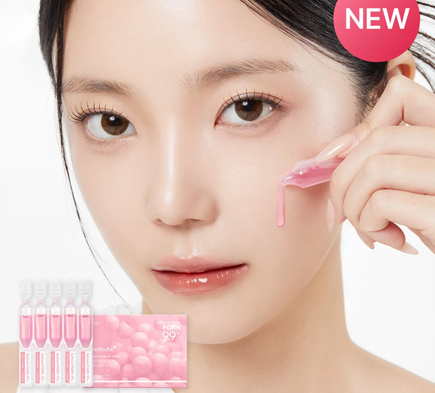 MEDICUBE PDRN Pink One Day Serum – Ampollas Reafirmante – 10 piezas