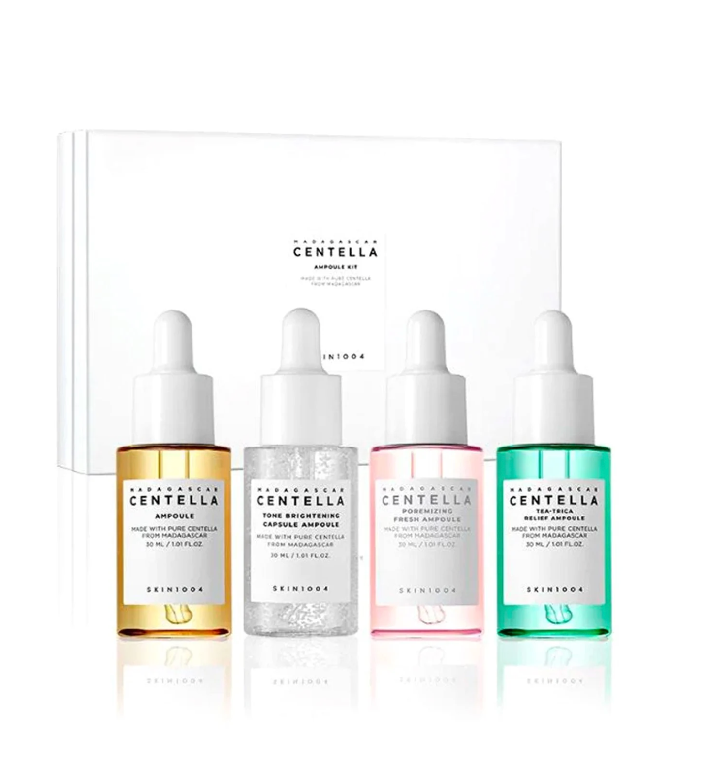 SKIN1004 Centella Ampoule - Kit de 4 Serums