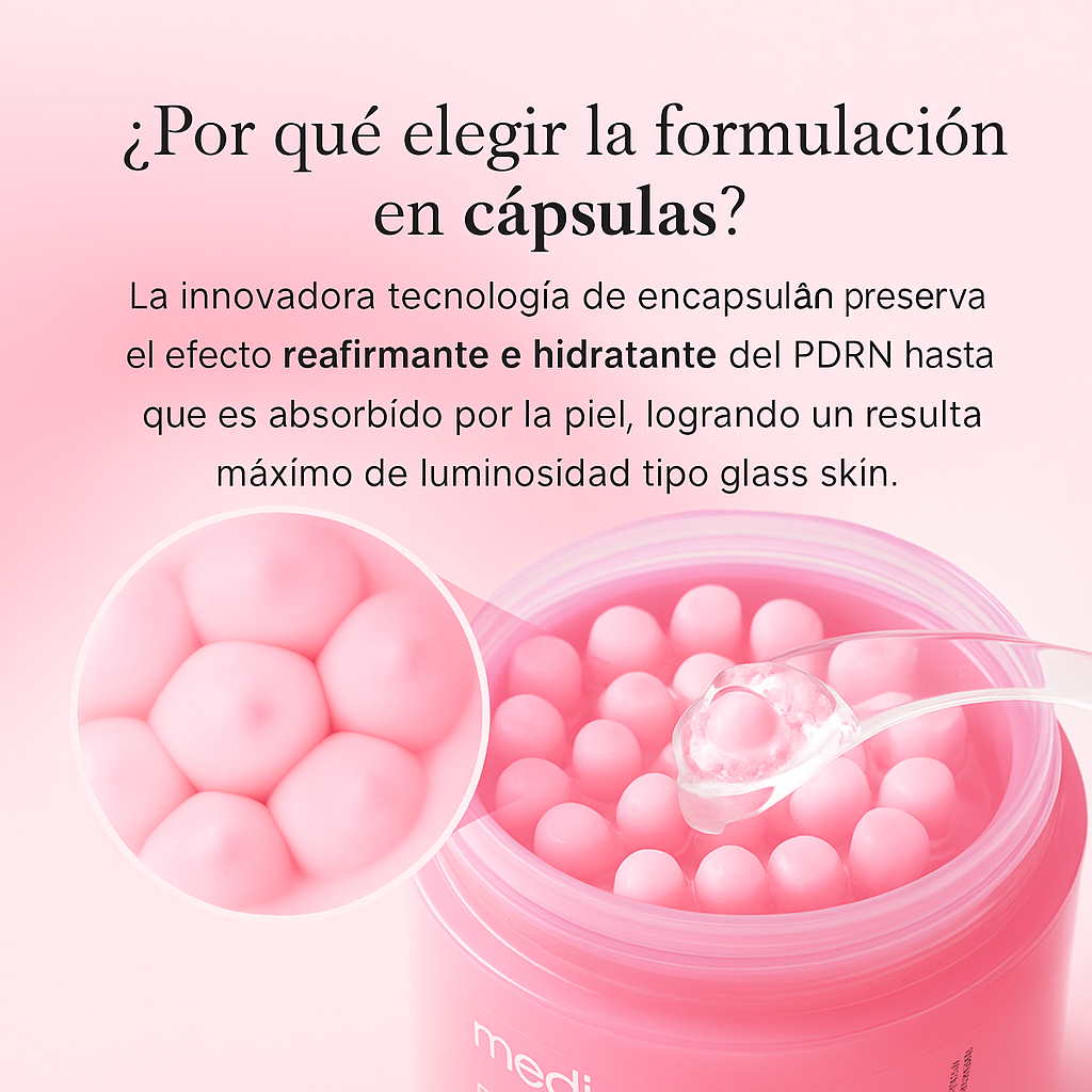 MEDICUBE PDRN Pink Collagen Capsule Cream -Crema Reafirmante 55g